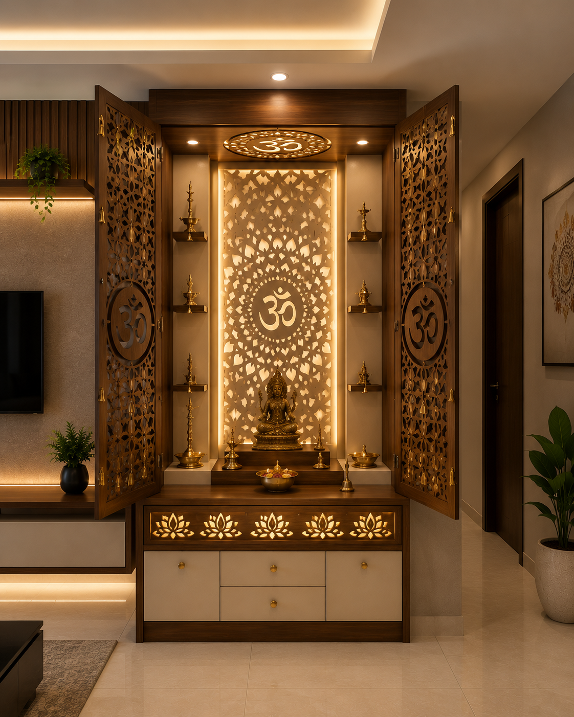 Pooja Unit with CNC
